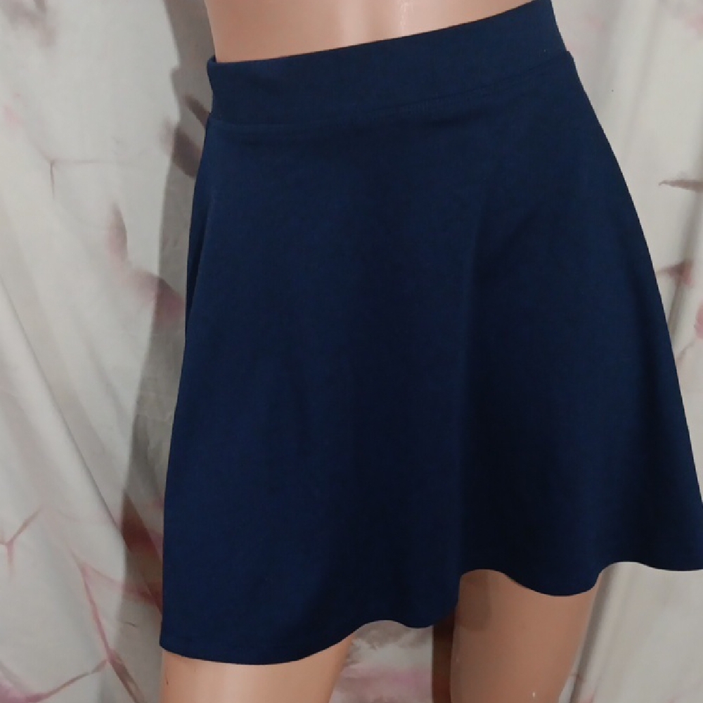 Place Blue Mini Skater Skirt